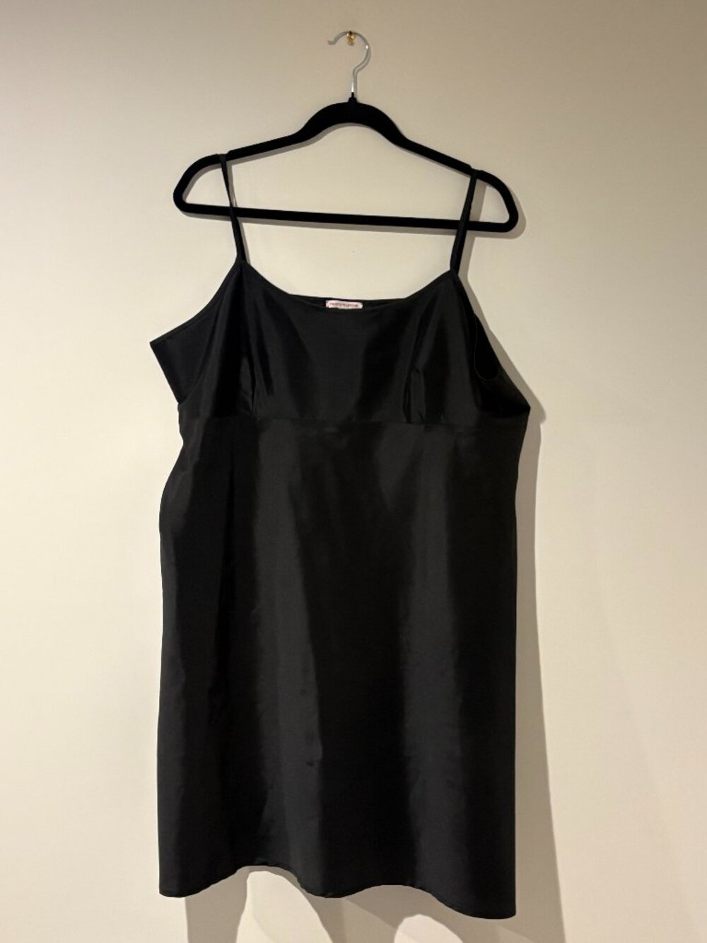 Frances Valentine Black Slip Dress
